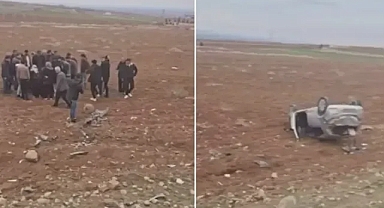 Şanlıurfa’da otomobil kontrolden çıktı! Takla attı!