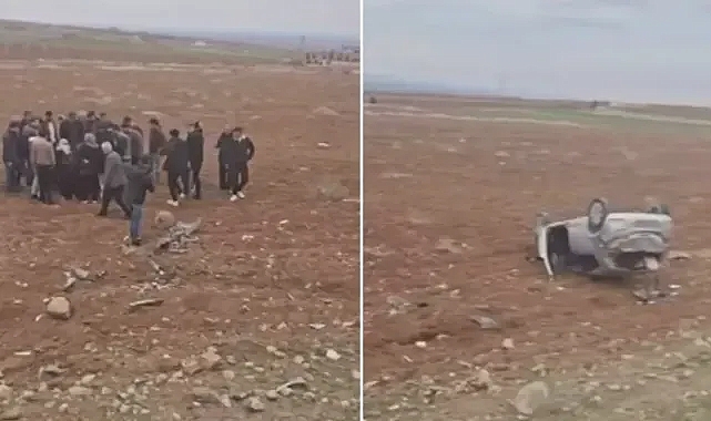 Şanlıurfa’da otomobil kontrolden çıktı! Takla attı!