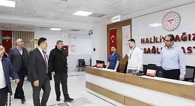 Solmaz, Haliliye Semt Polikliniğinde incelemelerde bulundu!