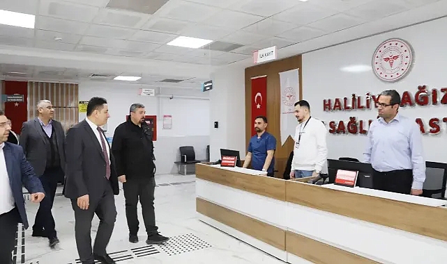 Solmaz, Haliliye Semt Polikliniğinde incelemelerde bulundu!