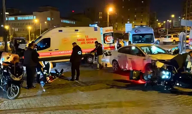 Urfa'da polisler kaza yaptı!