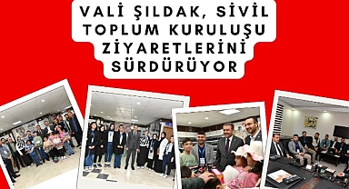 Vali Şıldak, Sivil Toplum Kuruluşu Ziyaretlerini Sürdürüyor