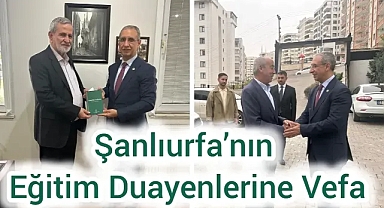 Abdurrahim Dusak, Şanlıurfa’nın Eğitim Duayenleriyle Bayramlaştı
