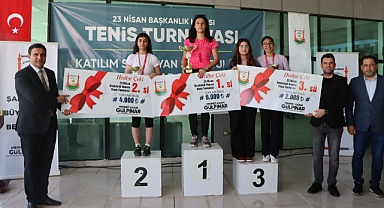 Başkanlık Kupası Kort Tenisi Turnuvasında Ödüller Sahiplerini Buldu