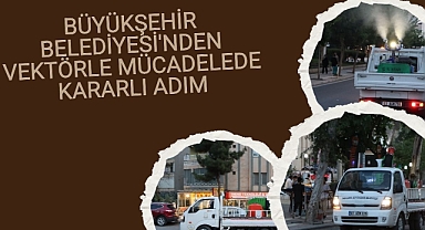 Büyükşehir Belediyesi'nden Vektörle Mücadelede Kararlı Adım