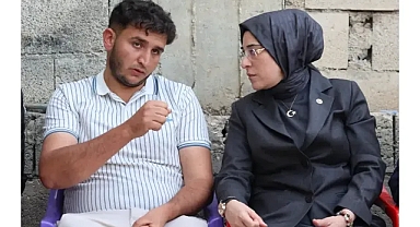 Ceylanpınar’da Göçükte Yaralanan Nihat Yılmaz’a Geçmiş Olsun Ziyareti