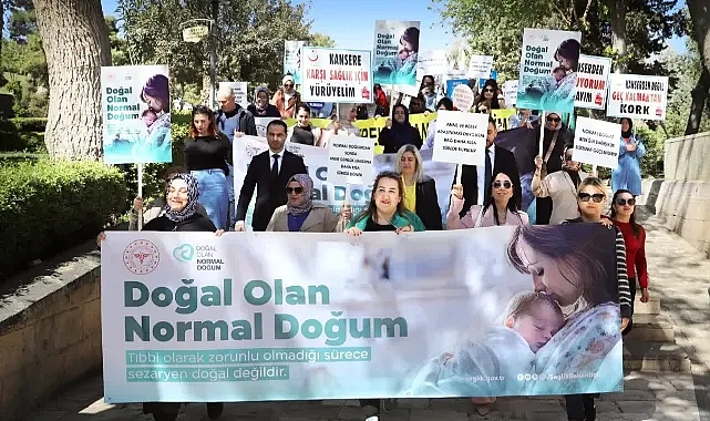 “Doğal Olan Normal Doğum” Mesajı Balıklıgöl’den Tüm Türkiye’ye Ulaştı