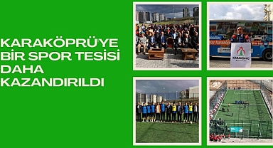 Karaköprü'ye Bir Spor Tesisi Daha Kazandırıldı