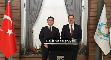 Kaymakam Şahin’den Haliliye Belediye Başkanı Mehmet Canpolat’a Ziyaret
