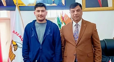 Milli Sporcu Abdulsamet Ocakoğlu’ndan Halil Aslan’a Ziyaret