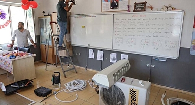 Minik Zeynep 1 İstedi Başkan Özyavuz Okula 3 Adet Klima Gönderdi