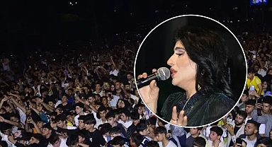 Rojda sahne aldı! Ceylanpınar'da on binler buluştu!