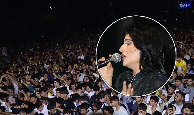 Rojda sahne aldı! Ceylanpınar'da on binler buluştu!