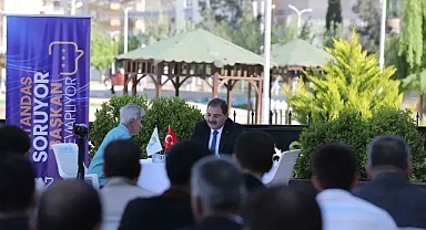 Sahada güçlü iletişim! Vatandaş sordu, Başkan Canpolat yerinde cevapladı!