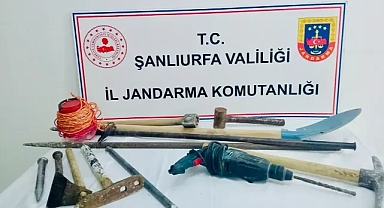 Şanlıurfa’da izinsiz kazı yapanlara suçüstü yapıldı!
