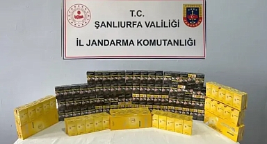 Şanlıurfa’da şok yol uygulaması! Çok miktarda kaçak sigara ele geçirildi!