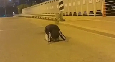 Şanlıurfa’daki gencin görüntüsü yürek burktu!