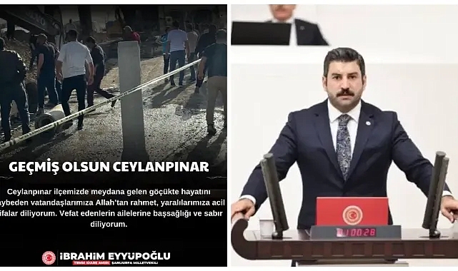 TBMM İdare Amiri Eyyüpoğlu 'ndan Başsağlığı Mesajı