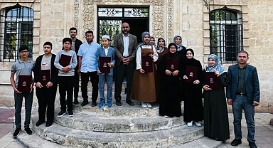 Urfa’da hafızların başarısı takdir topladı