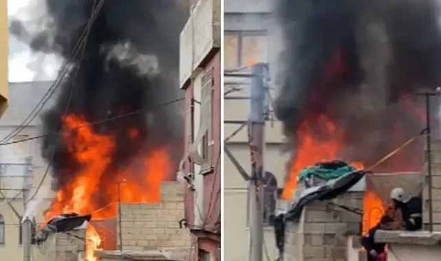 Urfa’da korkutan yangın! Alev topuna döndü!