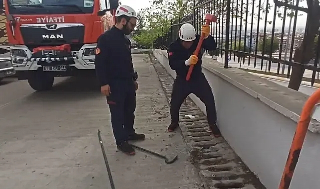Urfa’daki hastanenin yakınında hareketli anlar!