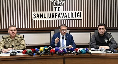 Vali Şıldak paylaştı! Şanlıurfa’da suç oranları azaldı!