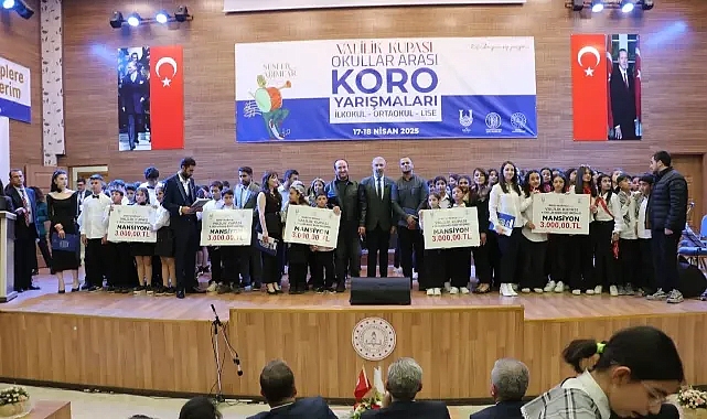 Valilik Kupası Koro Yarışmasında Ödüller Sahiplerini Buldu