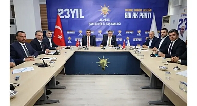 AK Parti Şanlıurfa Koordinatörü Faruk Aytek’ten Teşkilat Ziyaretleri