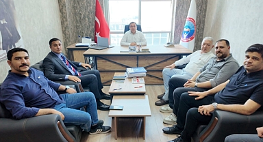 CHP Şanlıurfa İl Başkanı Ferhat Karadağ’dan Eğitim-İş Sendikasına Ziyaret