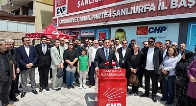 CHP Şanlıurfa İl Örgütü Özgür Özel 'e Yönelik Fiziksel Saldırıyı Kınadı