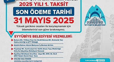 Eyyübiye Belediyesi’nden vergi ödeme uyarısı