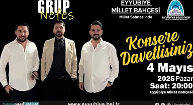 Eyyübiye Millet Bahçesi’nde Grup Nefes Konseri