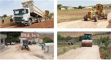 Haliliye Belediyesi Kırsal Mahallelerde Konforlu Yol Çalışmalarını Sürdürüyor