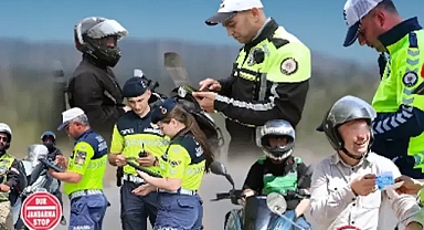 Kask takmayanlara ceza yağdı! Binlerce sürücüye işlem yapıldı!