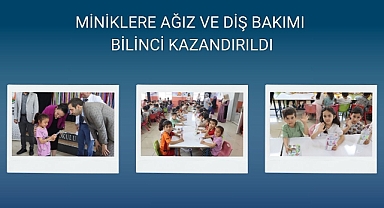 Miniklere Ağız Ve Diş Bakımı Bilinci Kazandırıldı