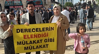 Mülakat mağduru öğretmenler Urfa’da sahadaydı!