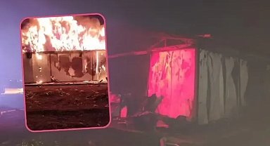 Şanlıurfa'da alev alev yandı!