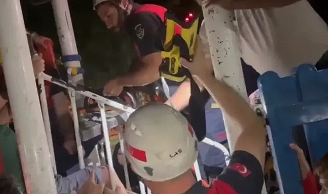 Şanlıurfa’da ayağı demir çubuklara sıkıştı! Yardıma itfaiye koştu!