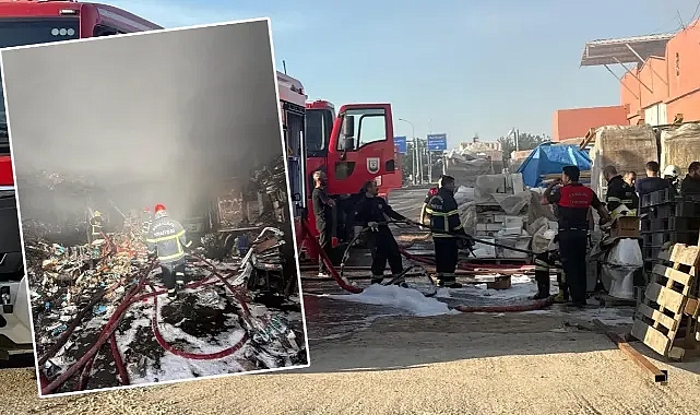 Şanlıurfa’da korkutan depo yangını!