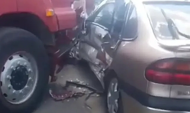 Şanlıurfa’da TIR ile otomobil çarpıştı!