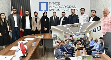 Şanlıurfa Valisi Şıldak’tan Ziraat ve Mimarlar Odasına ziyaret!