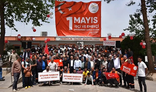Siverek'te Renkli 1 Mayıs Kutlaması
