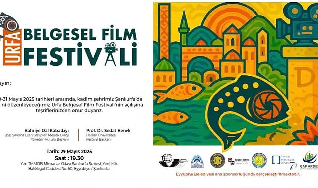 Urfa'da Belgesel Film Festivali Başlıyor