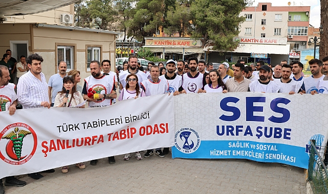 Urfa'da sağlıkta şiddete tepki: Failler cezalandırılsın