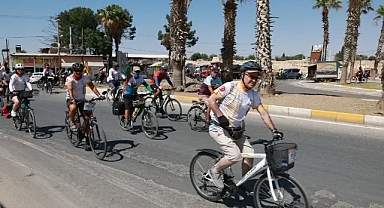 200 bisikletçi Harran’da pedal çevirdi!