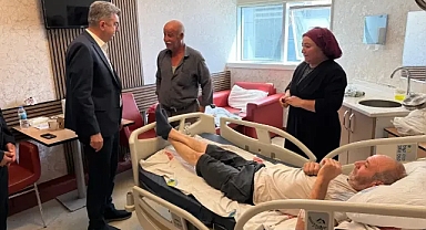 AK Parti İl Başkanı Günbegi'den hastalara ziyaret