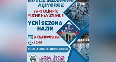Bozova’da Yüzme Sezonu Başlıyor