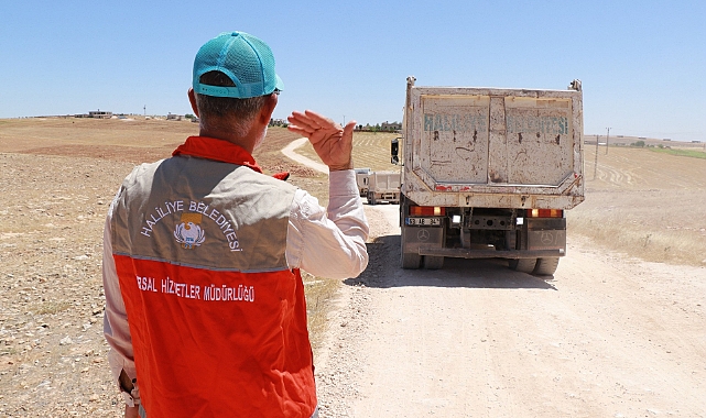 Haliliye Belediyesi’nden Büyük Mirdesi Kırsal Mahallesine Yol Hizmeti