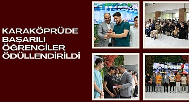 Karaköprü'de Başarılı Öğrenciler Ödüllendirildi
