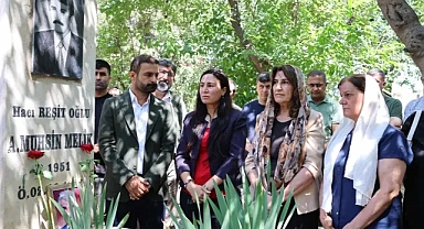 Muhsin Melik ve Mehmet Ayyıldız, mezarı başında anıldı